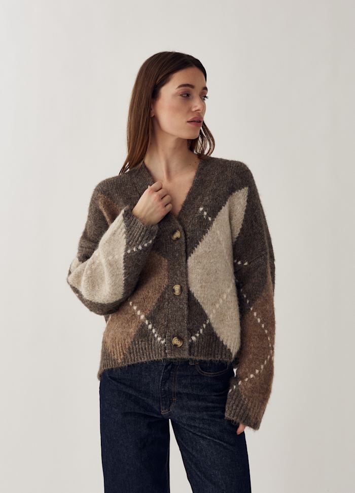 Laïs cardigan - taupe