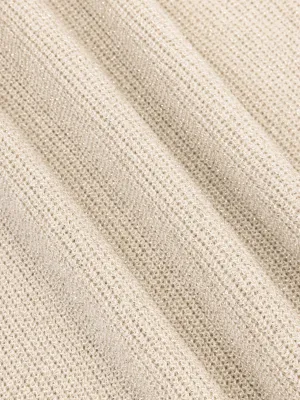 Lurex top - ecru
