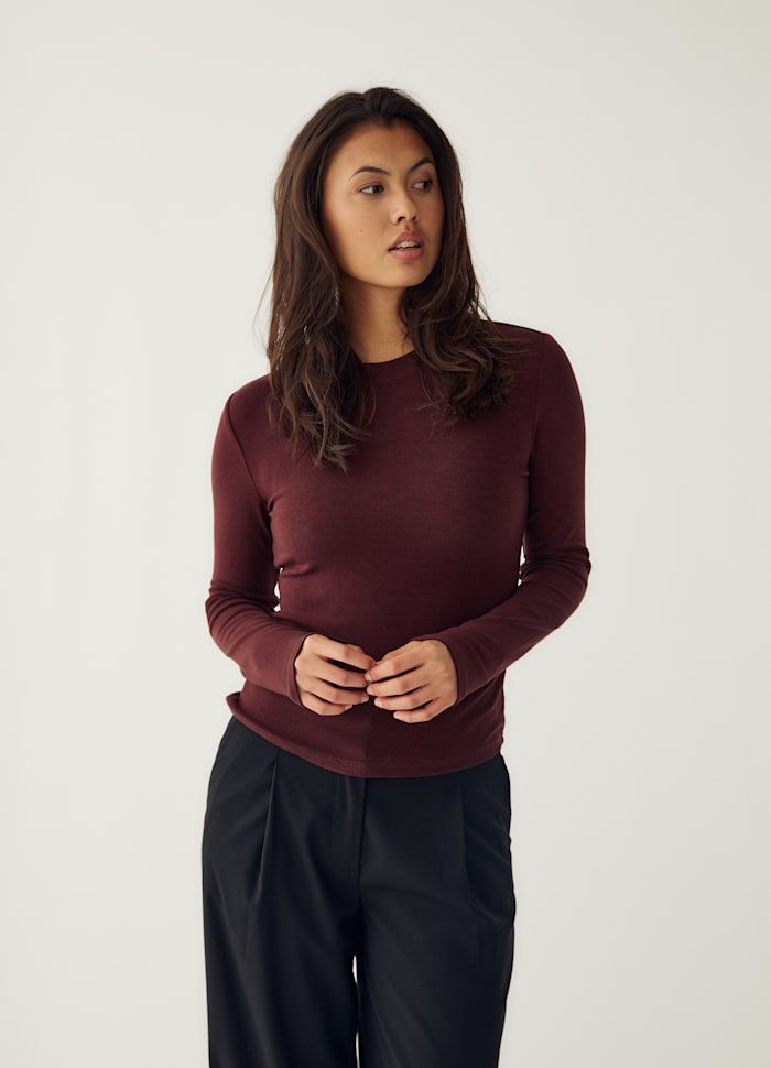 Lindie t-shirt - bordeaux