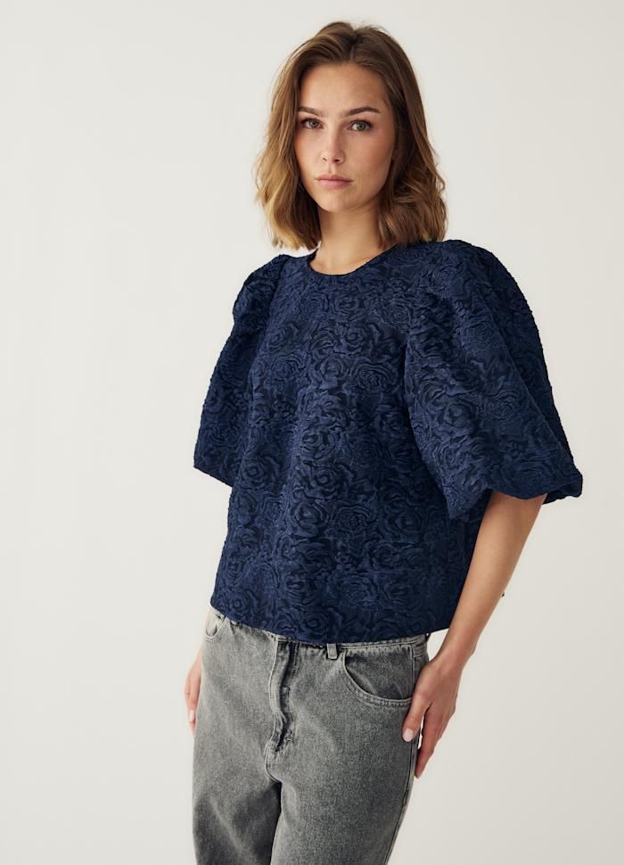 Pastice blouse - navy