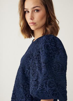 Pastice blouse - navy