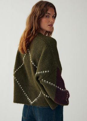 Laïs cardigan - kaki