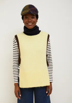 Chals spencer - geel &amp; bruin