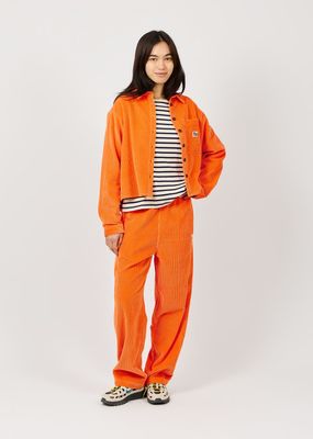 Velours hemd - oranje
