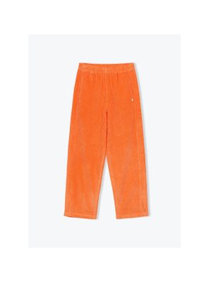 Velours broek - oranje