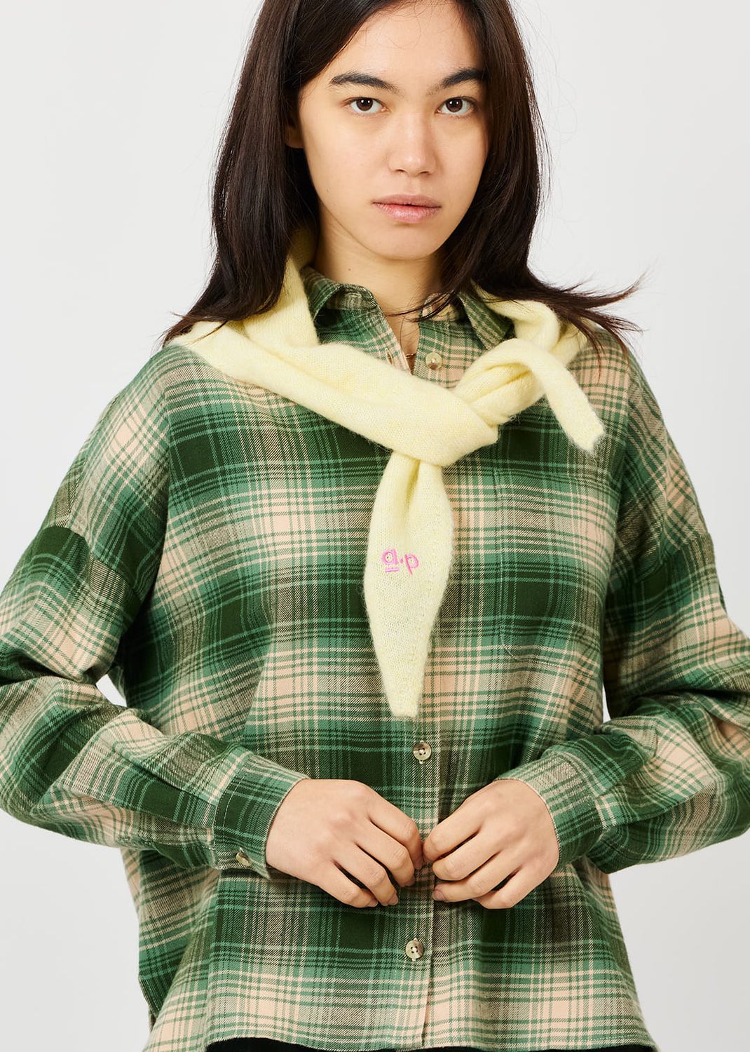 Scottish hemd - groen &amp; beige