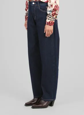 Palory barrel jeans - navy
