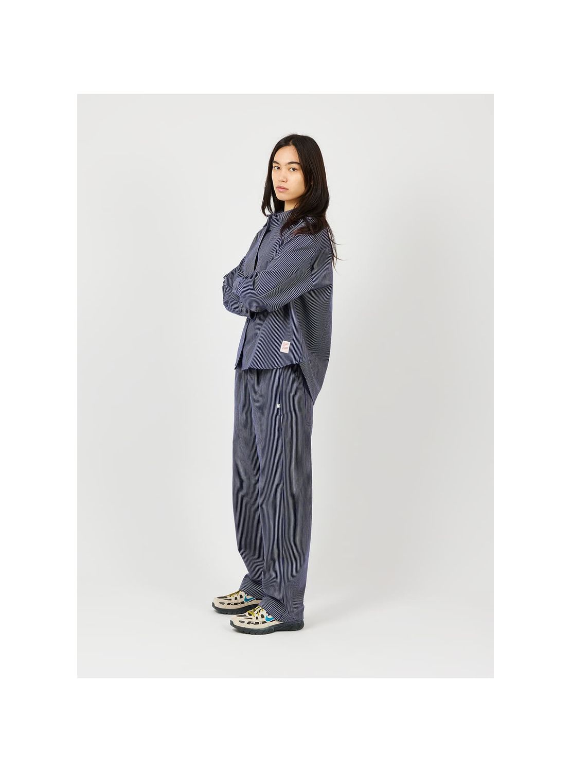 Bisous broek - navy &amp; wit