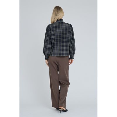 Clover blouse - navy &amp; groen