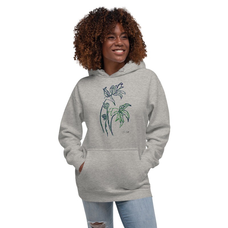 Unisex Hoodie Floral
