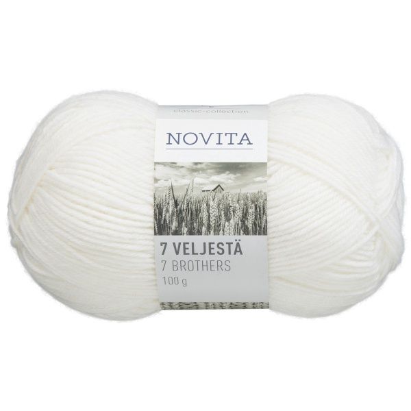 Novita 7 Brothers, Kleur: white 011