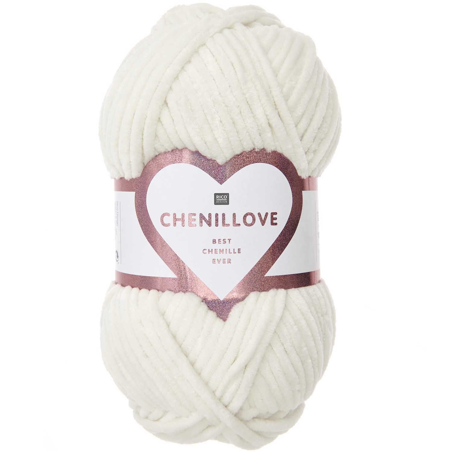 Rico Creative Chenillove, Kleur: creme