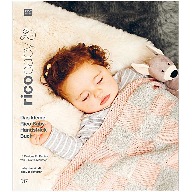 Rico Design Baby 17 Baby Classic/Baby Teddy Aran patronenboek