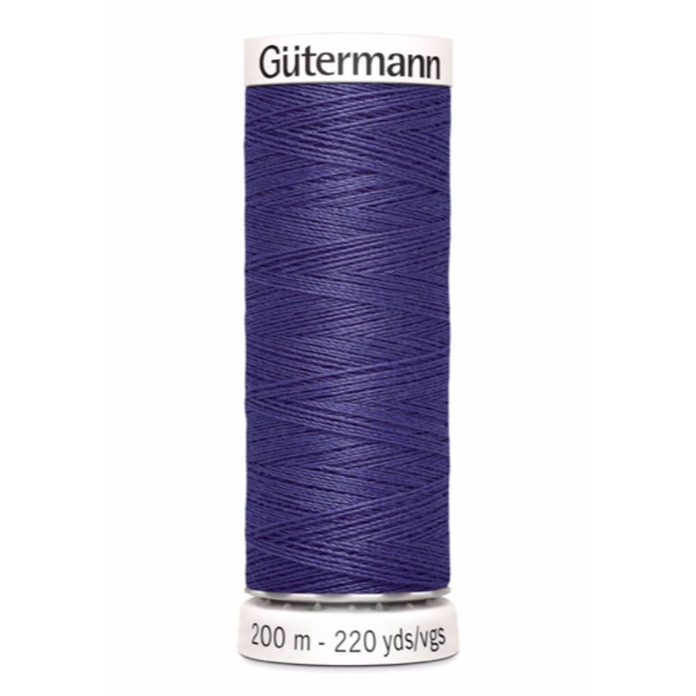 Gütermann Allesnaai garen 200 meter Polyester kleurtinten wit, geel, oranje, bruin, rood, roze en paars, Kleur: 86