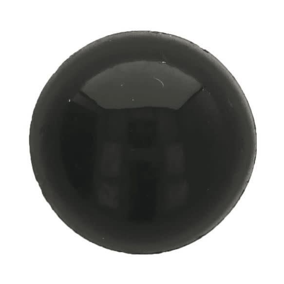 Dierenogen zwart rond 9mm