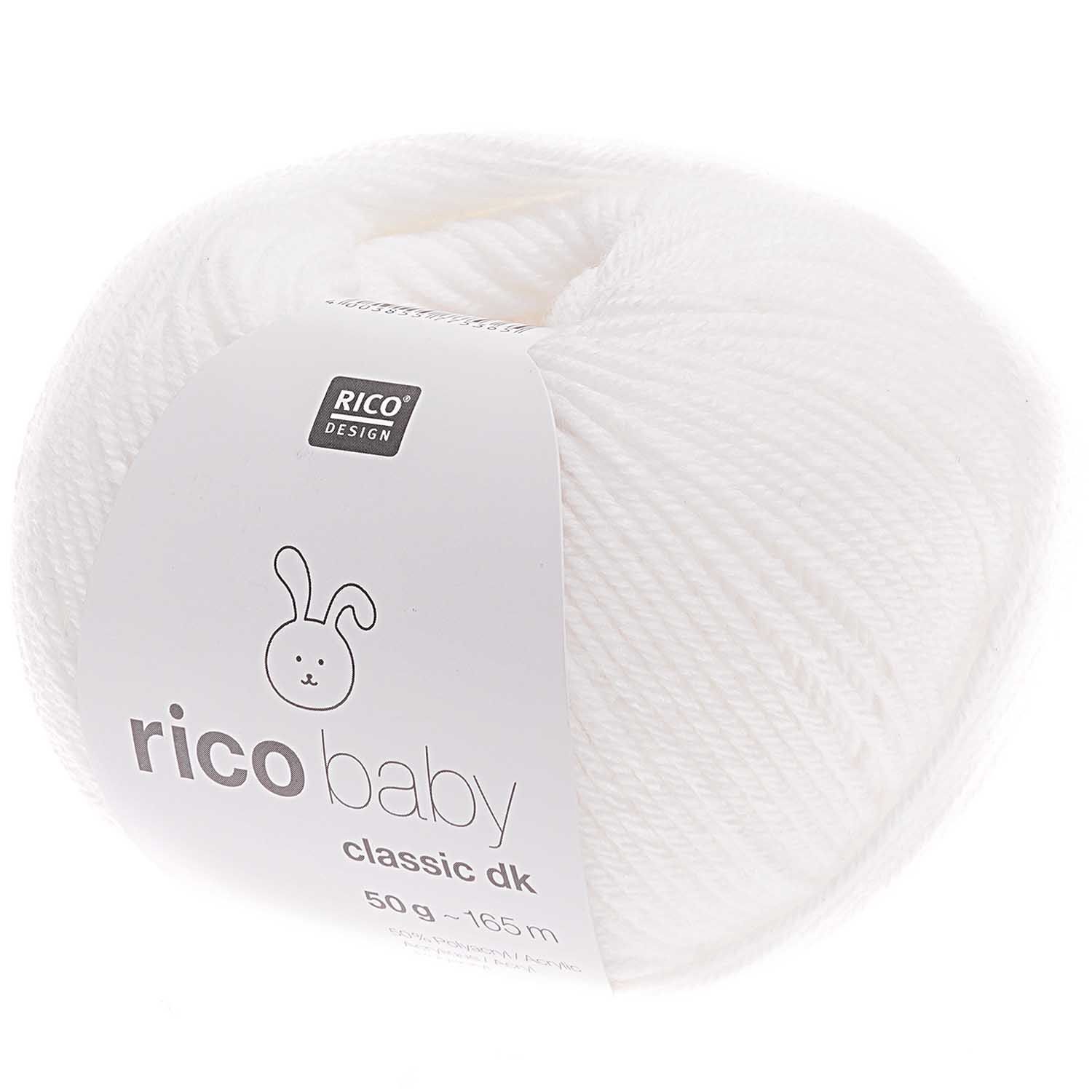 Rico Baby Classic DK, Kleur: 01 wit