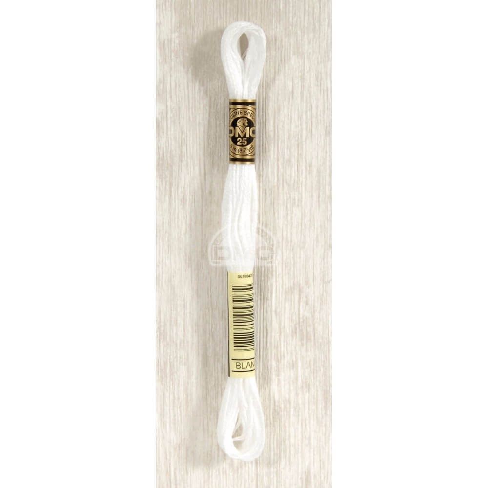 DMC Mouliné Special kleuren Blanc tot en met 0322, Kleur: Blanc