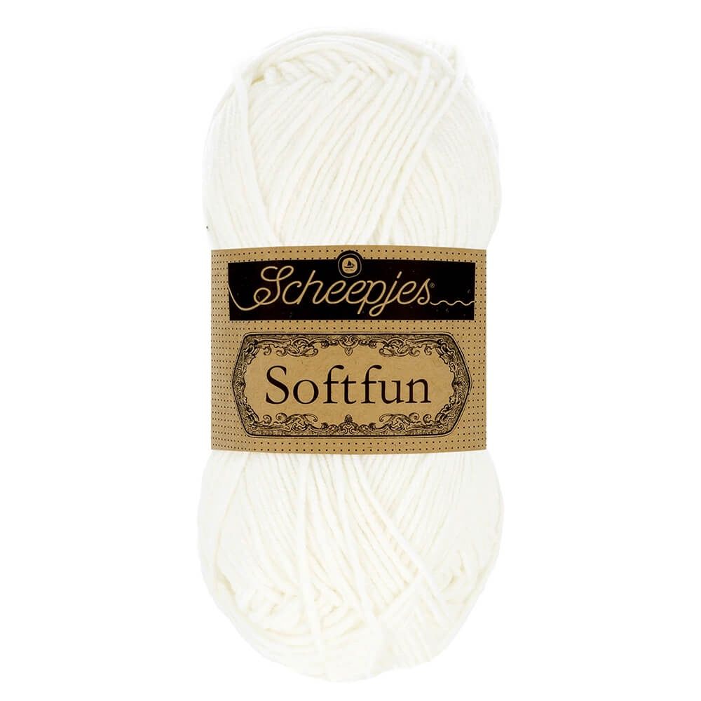 Scheepjes Softfun 50 gram, Kleur: 2412 Snow