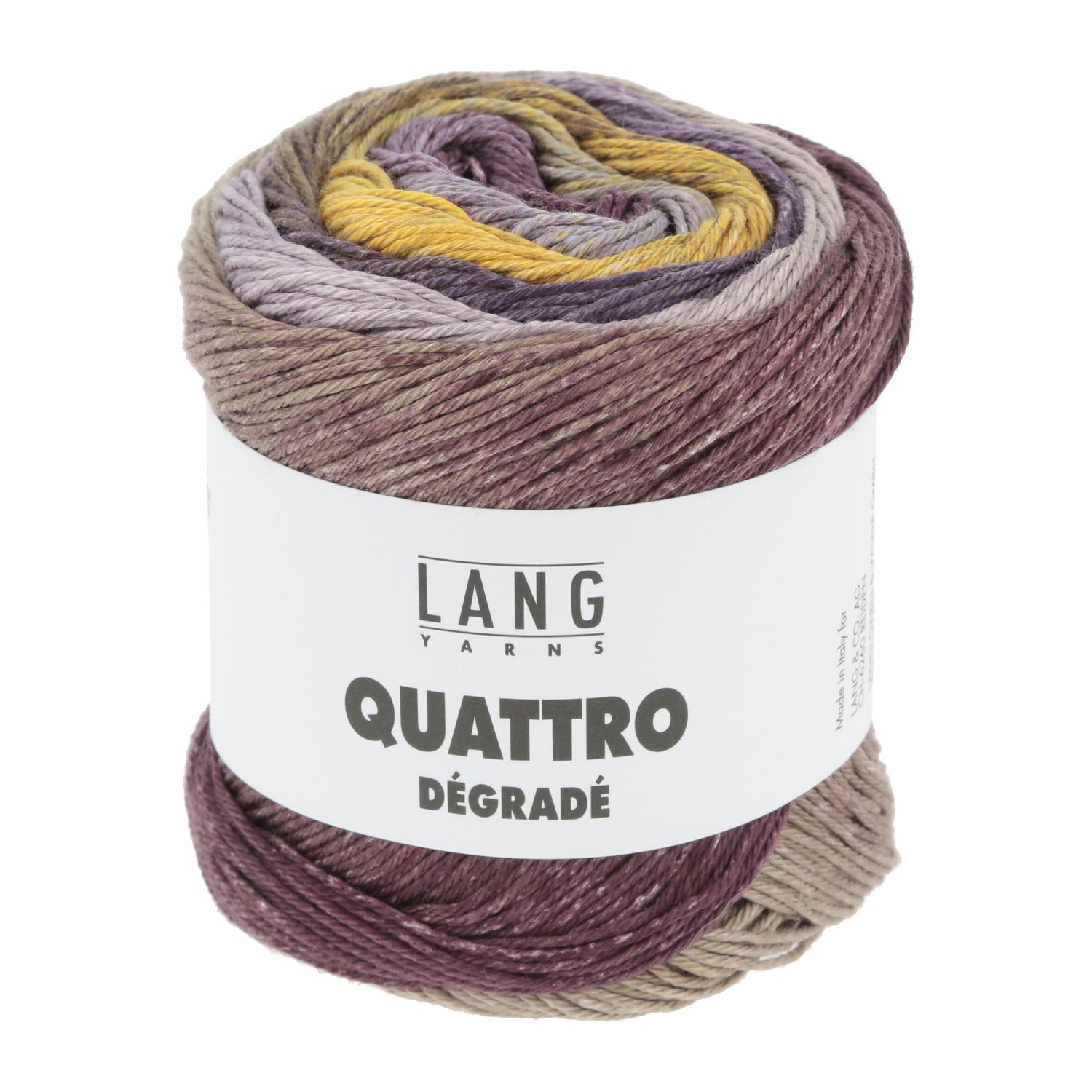 Lang Yarns Quattro Dégradé, Kleur: 001