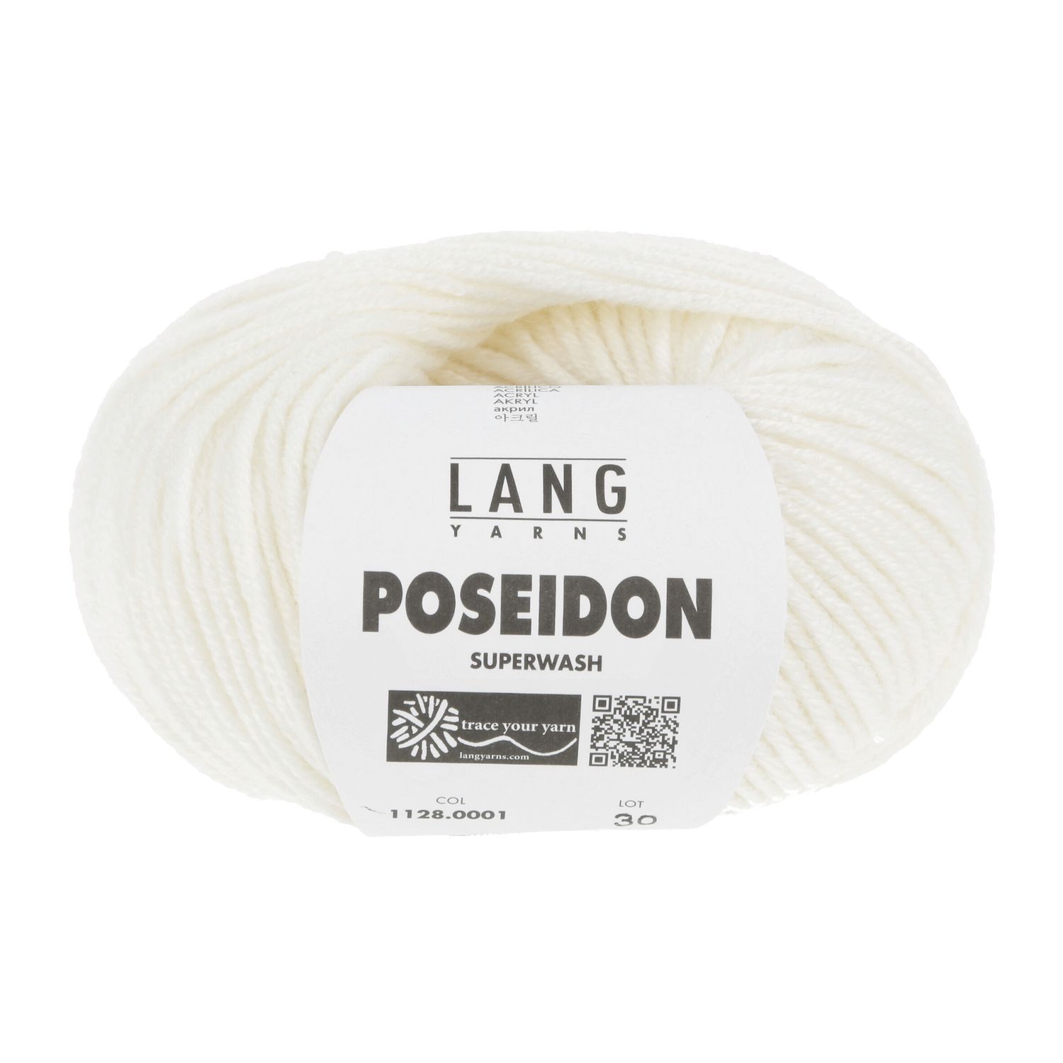 Lang Yarns Poseidon, Kleur: 001