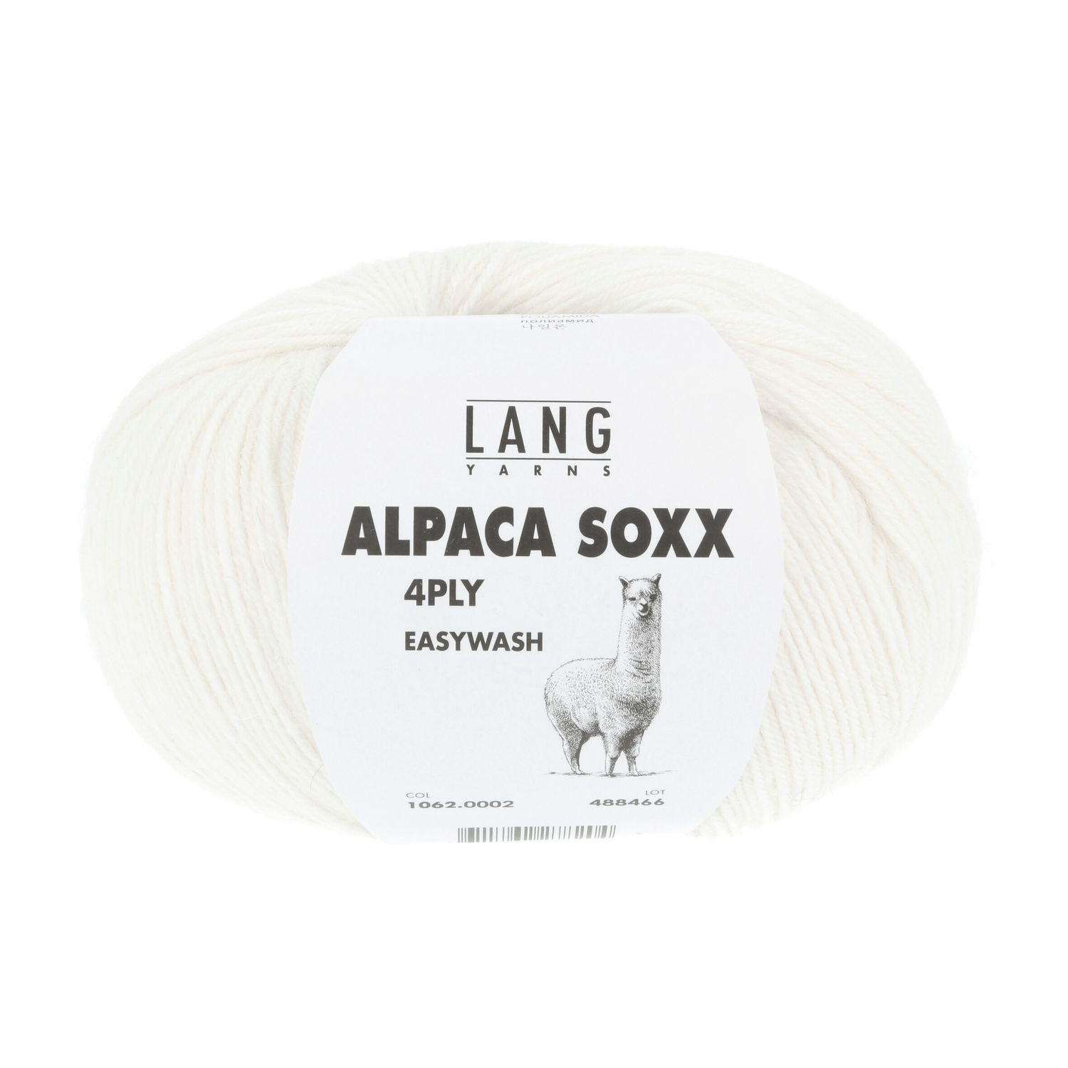 Lang Yarns Alpaca Soxx 4 ply, Kleur: 002