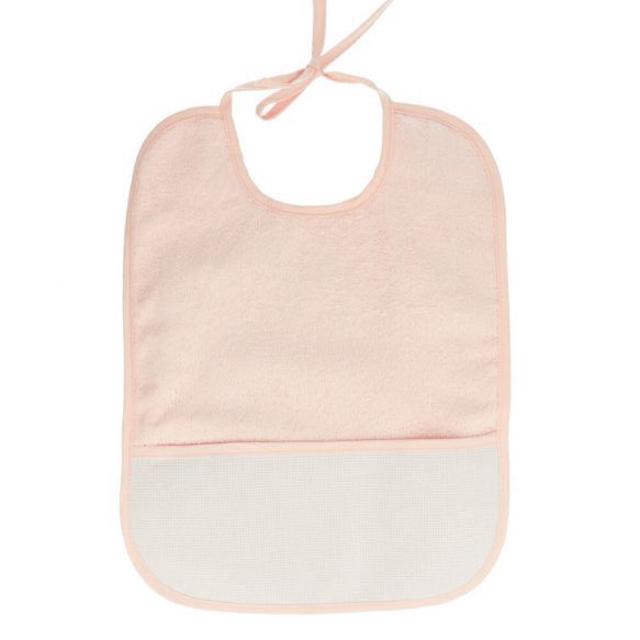Slabbetje met Aidaband roze