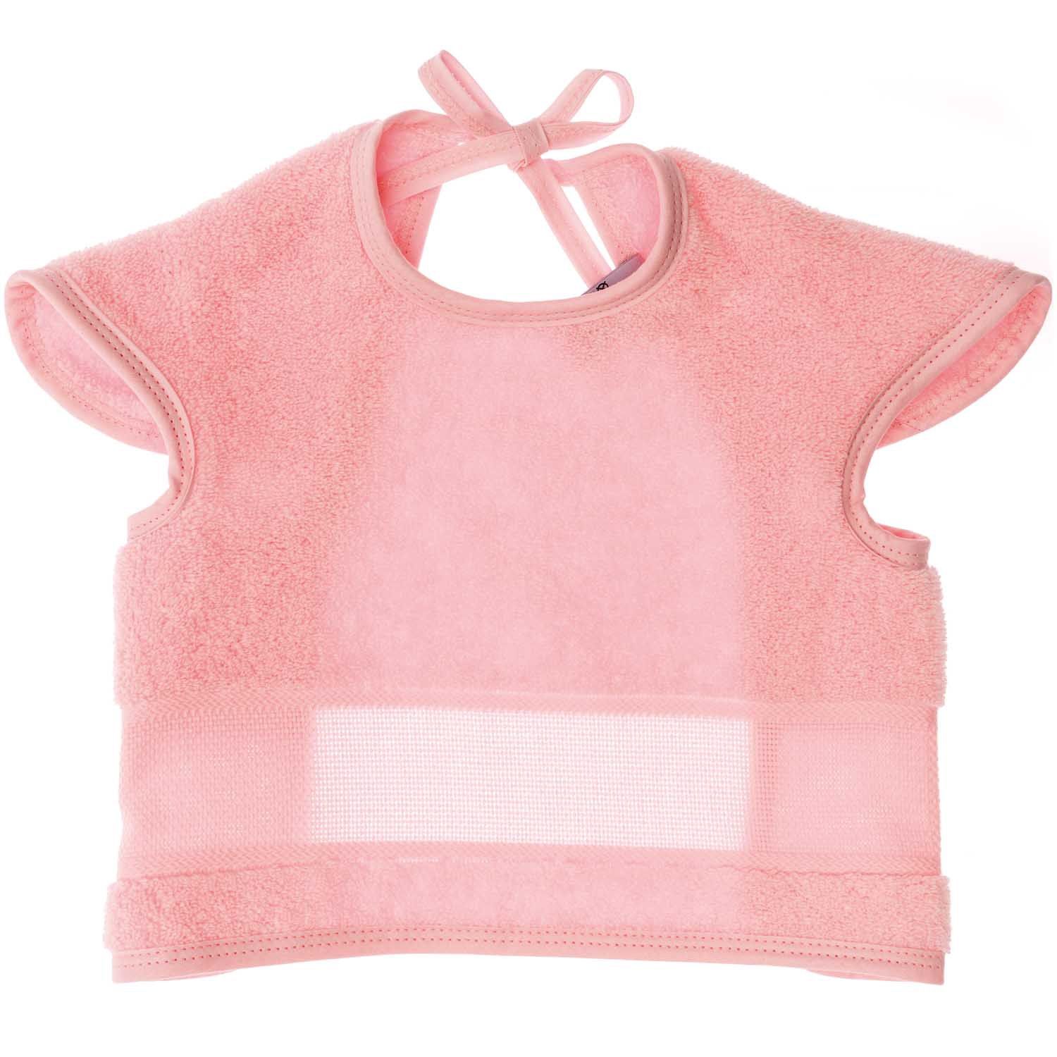 Rico Design Slabbetje met mouw licht roze