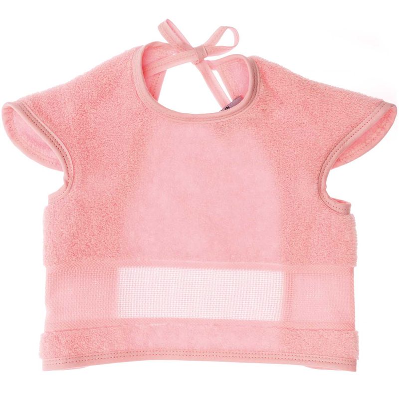 Rico Design Slabbetje met mouw licht roze