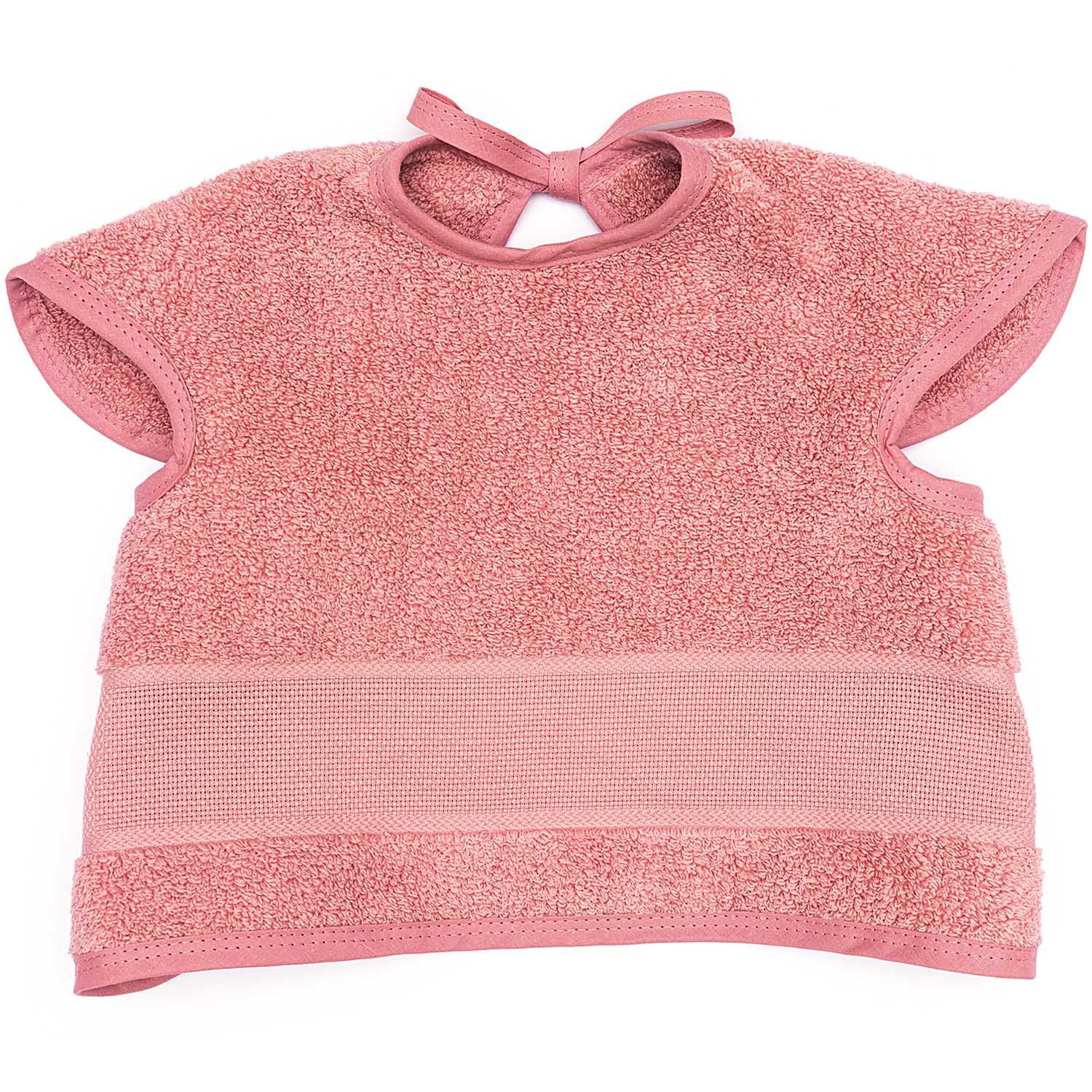 Rico Design Slabbetje met mouw oud roze