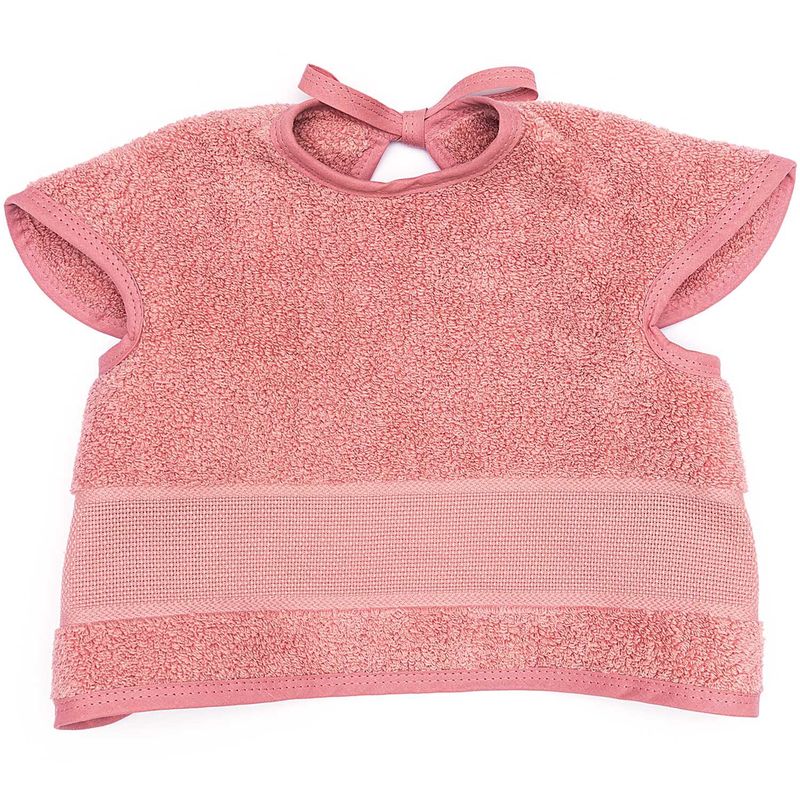 Rico Design Slabbetje met mouw oud roze