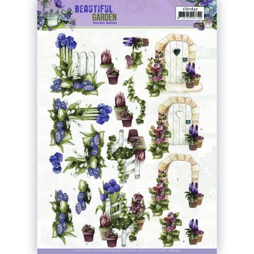 Precious Marieke 3D knipvel - Beautiful Garden- Allium