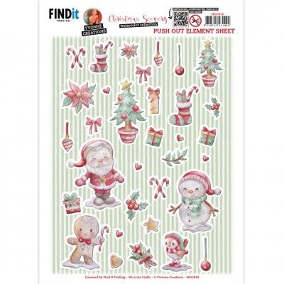 Yvonne Creations 3D Push out - World of Christmas