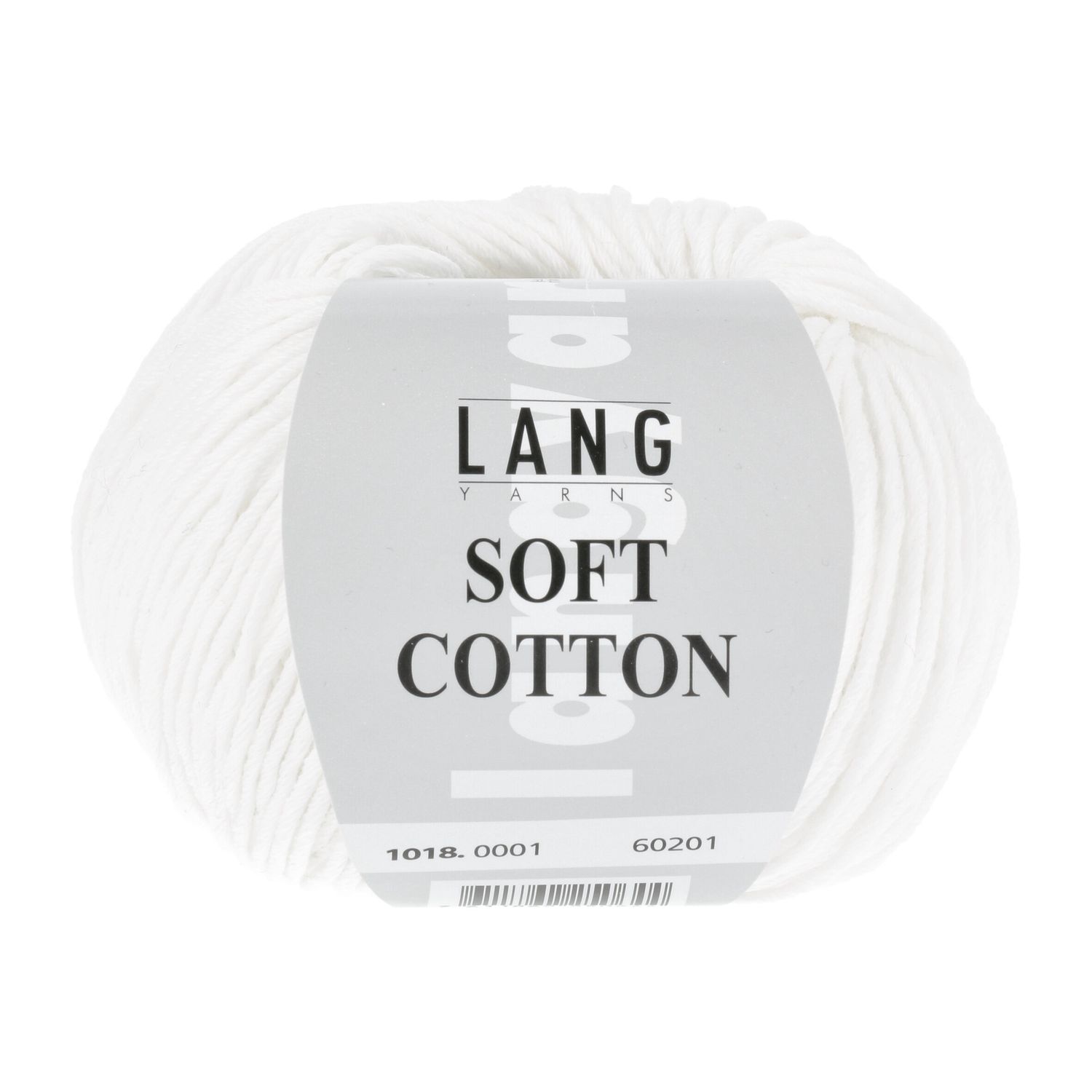 Lang Yarns Soft Cotton, Kleur: 001