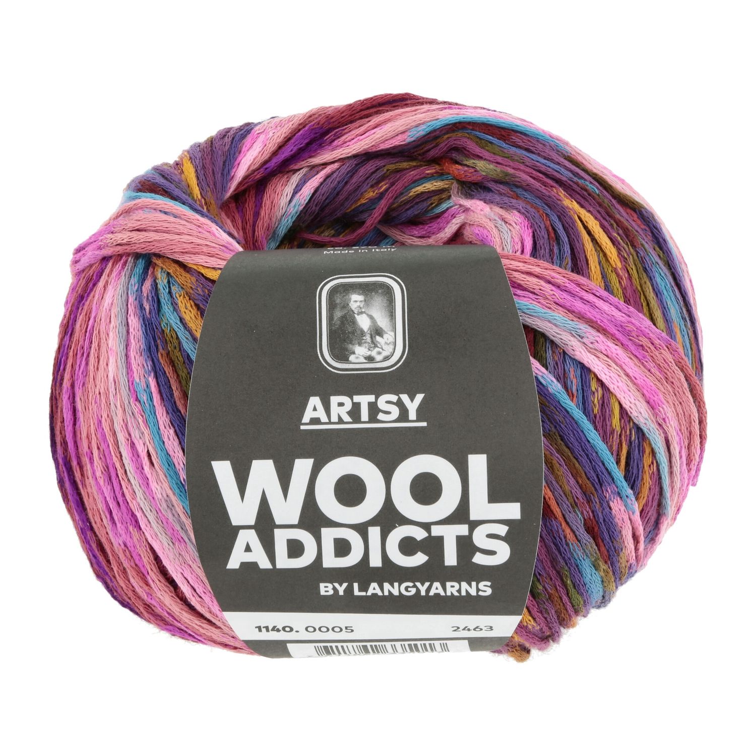 Wooladdicts Colorsplash Cardigan, Color: Artsy 005