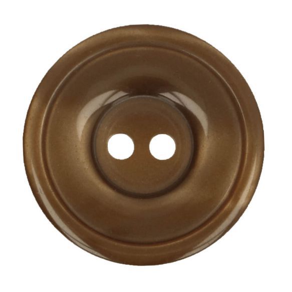 Bottoni Italiani knoop - 12,5mm bruin