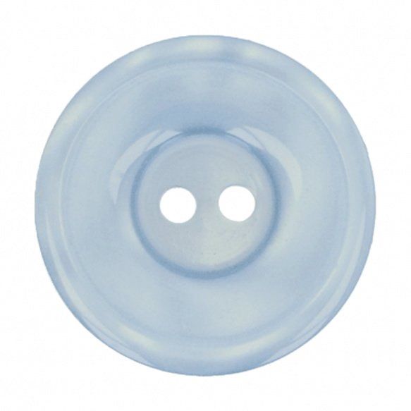Bottoni Italiani knoop - 12,5mm Licht blauw