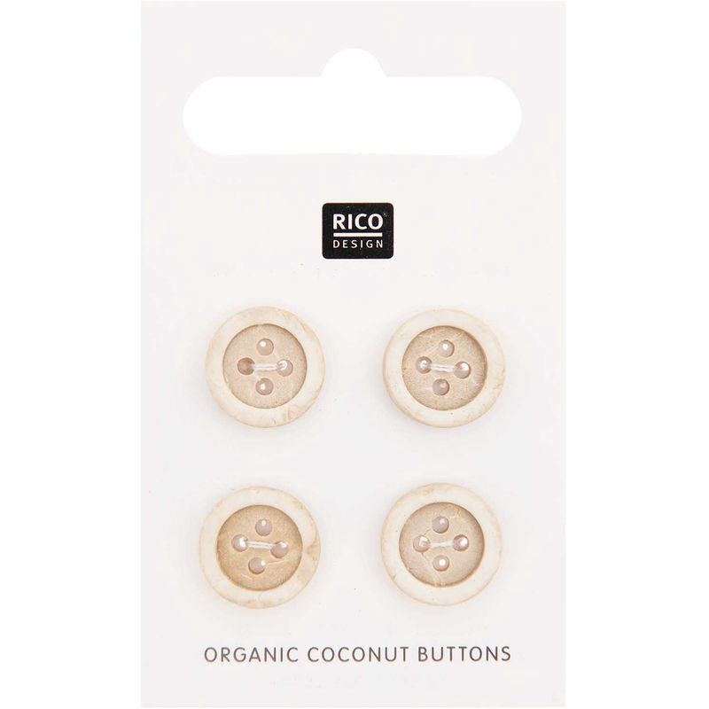 Rico Design Baby Merino Kokos knoopjes 12mm