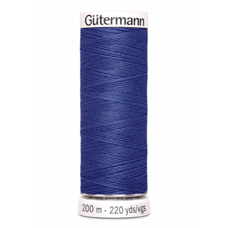 Gütermann Allesnaai garen 200 meter Polyester kleurtinten zwart, blauw, groen, grijs