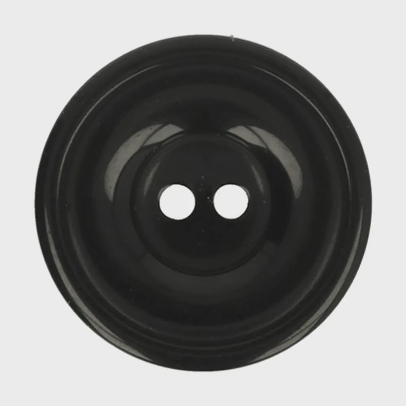 Bottoni Italiani knoop - 12,5mm Zwart