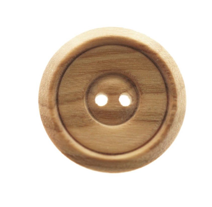 Houten knoop 20mm