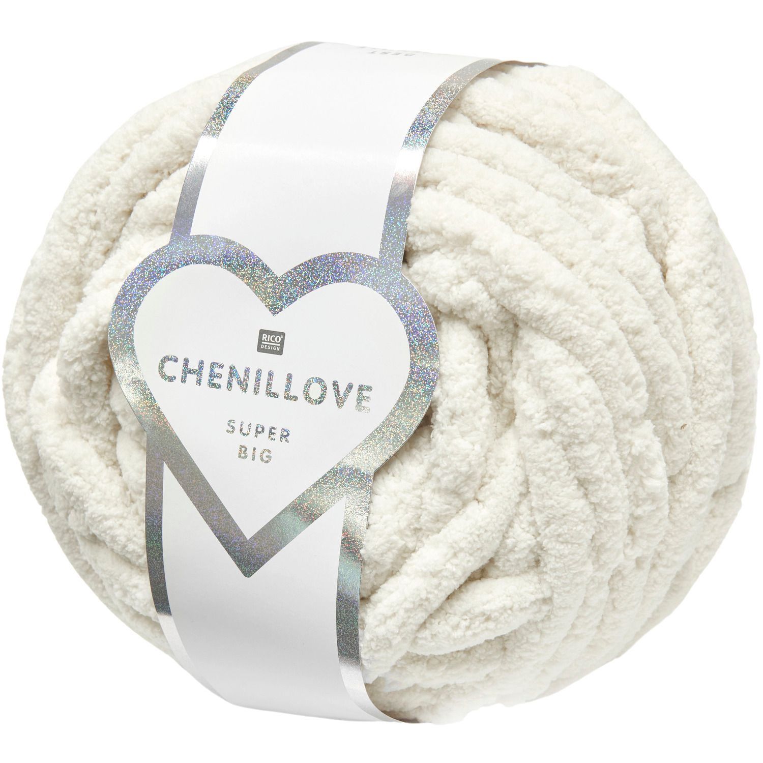 Rico Design Chenillove Super Big, Kleur: 001 Crème