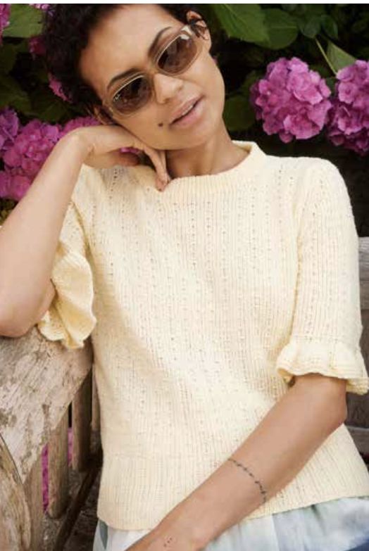 Zomerse top van Wooladdicts Bliss