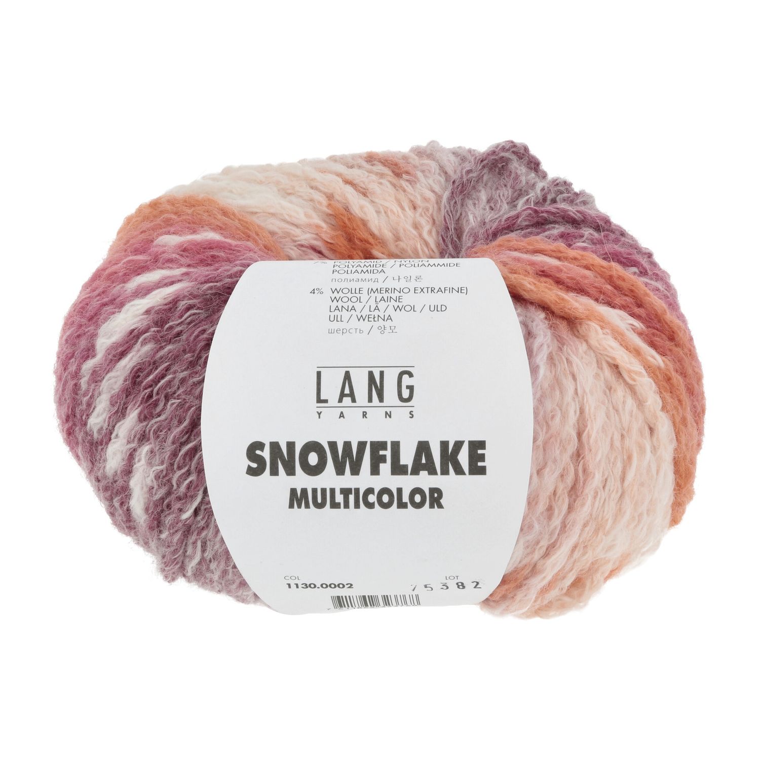 Lang Yarns Snowflake Multicolor, Kleur: 002