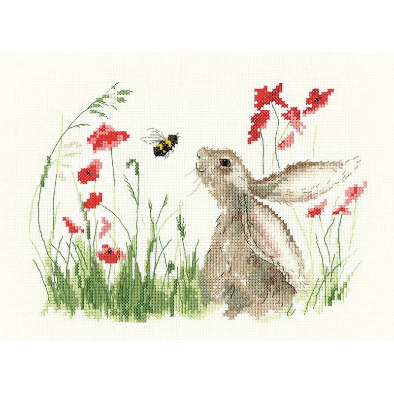 Heritage Crafts borduurpakket Bee Lovely