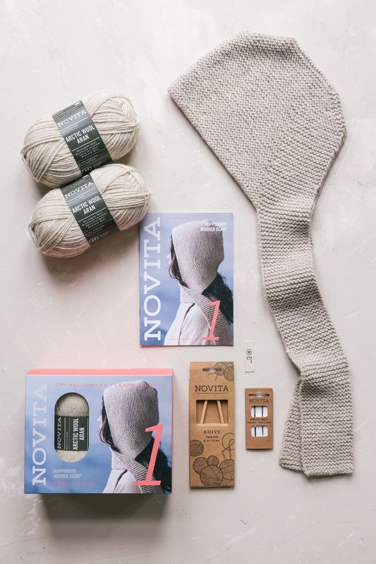 Novita beginners breipakket Level 1 - Capuchon sjaal
