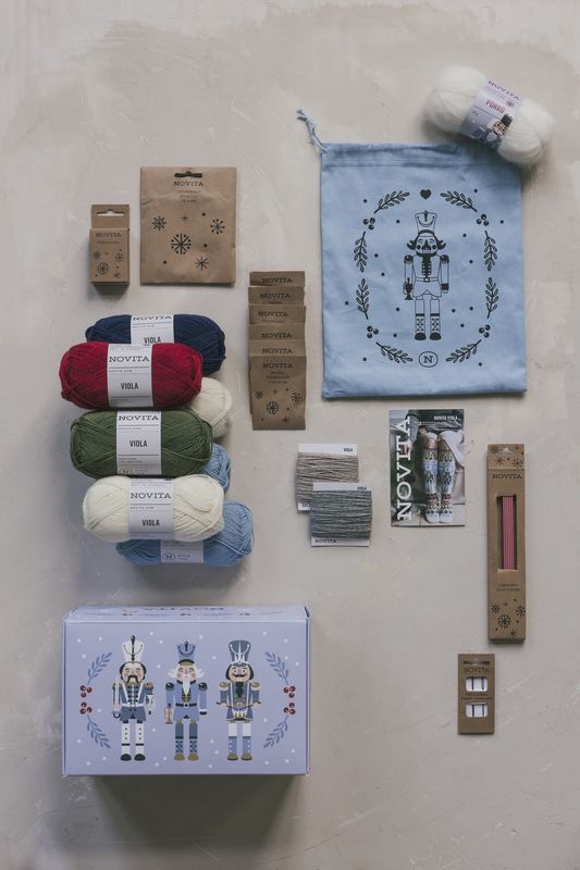 Novita breipakket Notenkraker kerst sokkenbox