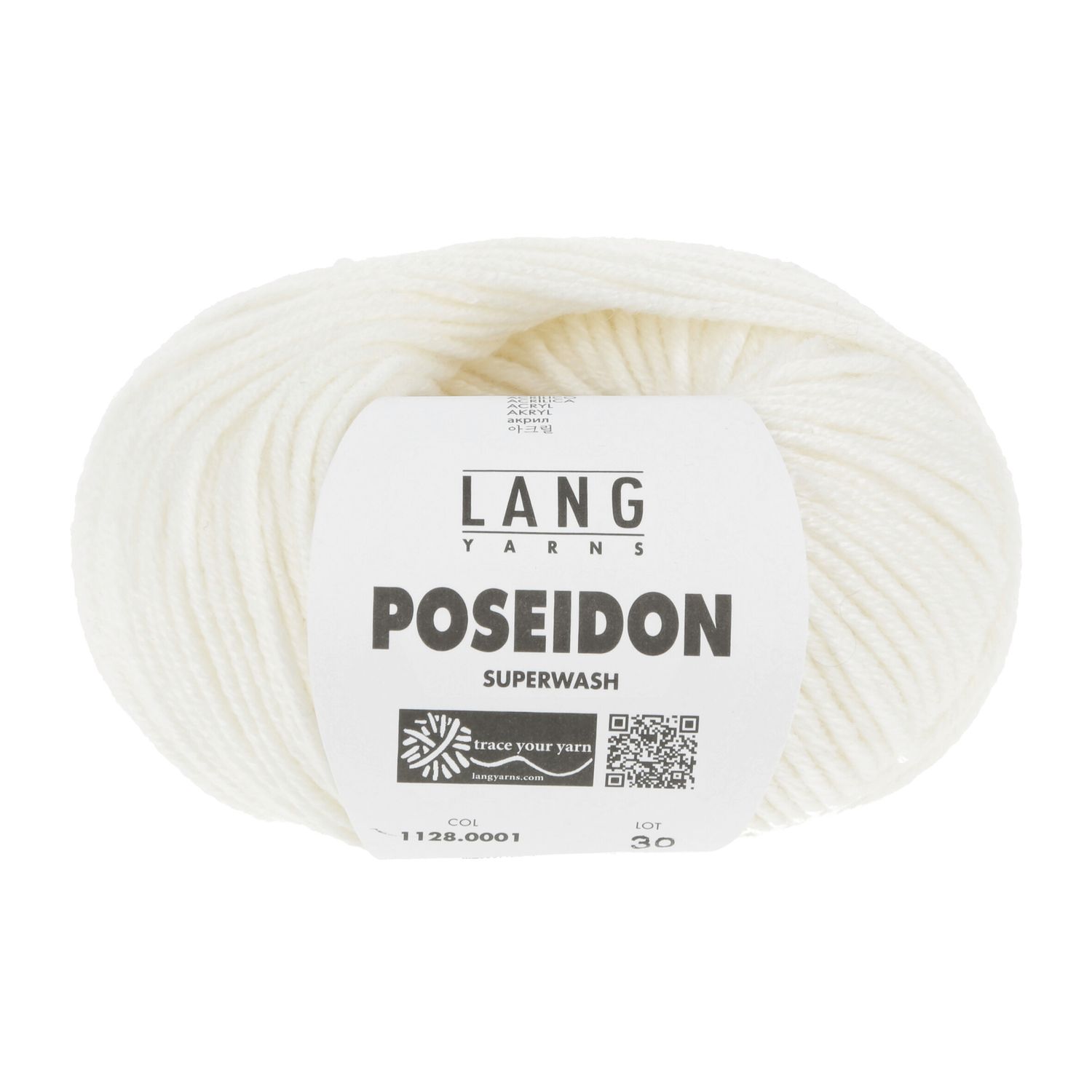 Lang Yarns Poseidon, Kleur: 001