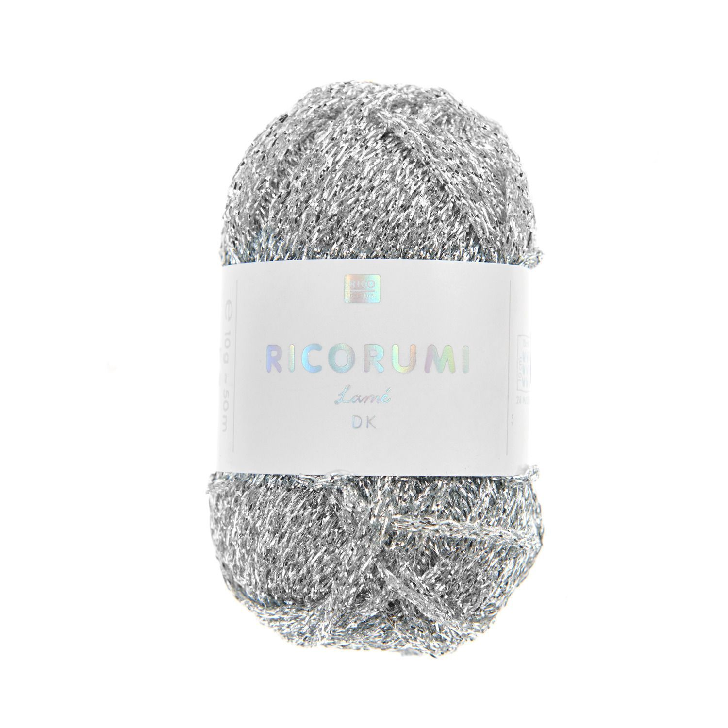 Ricorumi Lamé 10 gram, Kleur: 01 Zilver