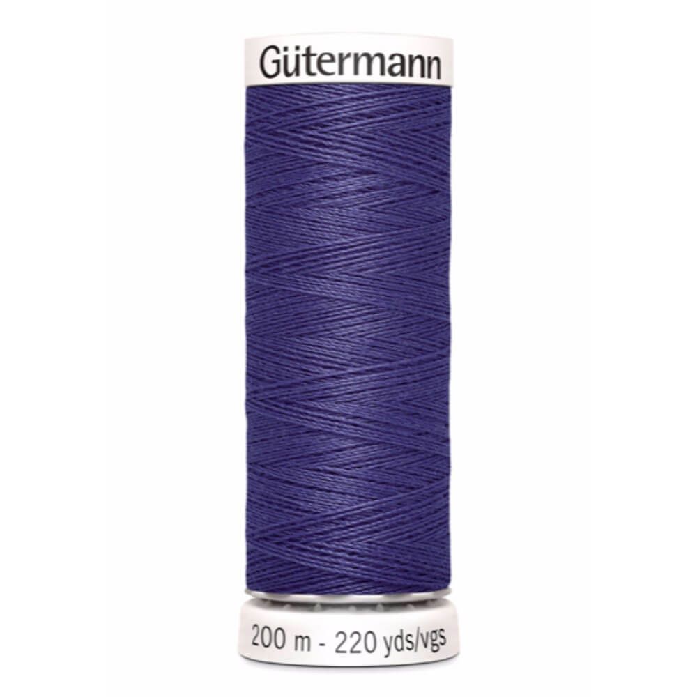 Gütermann Allesnaai garen 200 meter Polyester kleurtinten wit, geel, oranje, bruin, rood, roze en paars, Kleur: 86