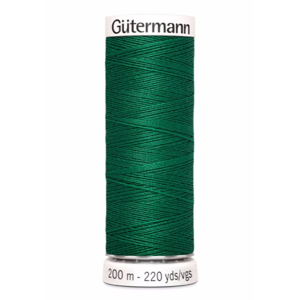 Gütermann Allesnaai garen 200 meter Polyester kleurtinten zwart, blauw, groen, grijs, Kleur: 402